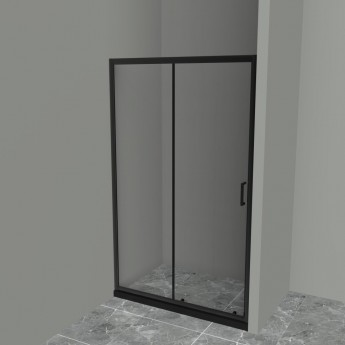 Душевая дверь 110 см BELBAGNO UNO-195-BF-1-110-C-NERO Душевая дверь 110 см BELBAGNO UNO-195-BF-1-110-C-NERO