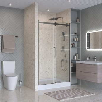 Душевая дверь BELBAGNO MARINO-2-BF-1-120-C-GM Душевая дверь BELBAGNO MARINO-2-BF-1-120-C-GM